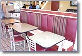 McDONALDS IN HOMER has remodeled and updated its interior in burgundy and cream