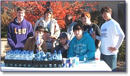 There was Plenty of Water for the 'Hills of Homer' Runners.