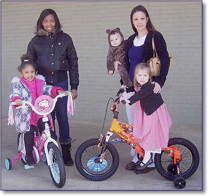 Santa Train - bike winners