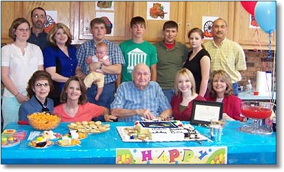 Family Members and Friends joined in the festivities for Daddy Boyce held at Claiborne Manor last Saturday.